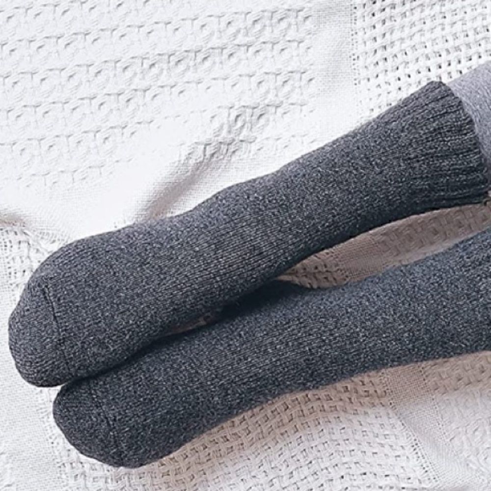 Neutral Merino Wool Blend Socks - Picture 4 of 6